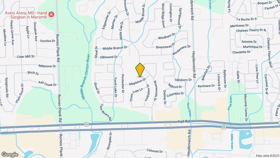 19897 Mapleton Dr Map and Location Details