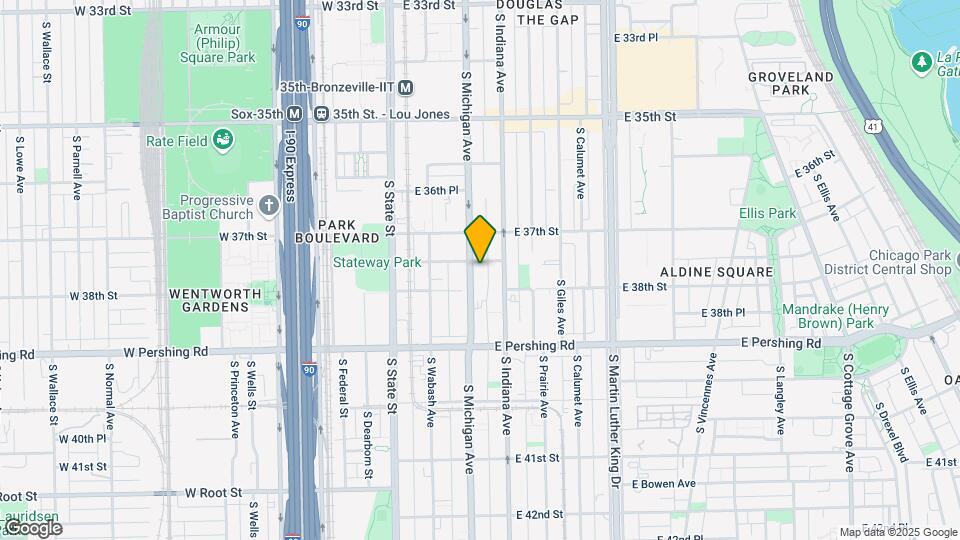 3745 S Michigan Ave Map and Location Details