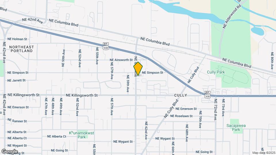 5806 NE 60th Ave Map and Location Details