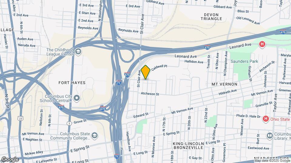 865 Old Leonard Ave Map and Location Details