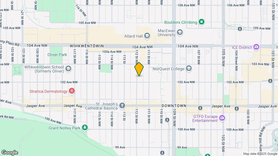 10215 112th St NW Map and Location Details