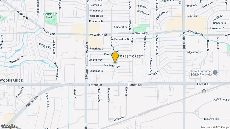 4201 Glenhaven Dr Map and Location Details
