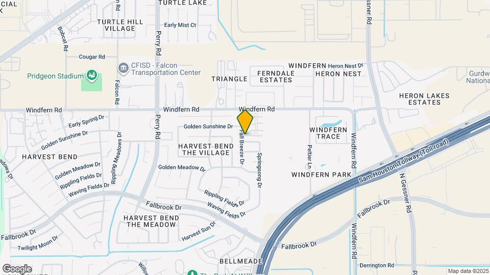 11210 Fall Breeze Dr Map and Location Details