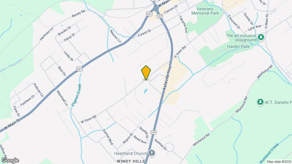 1031 W Vann Rd Map and Location Details