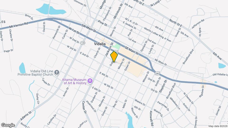 302 Durden St Map and Location Details