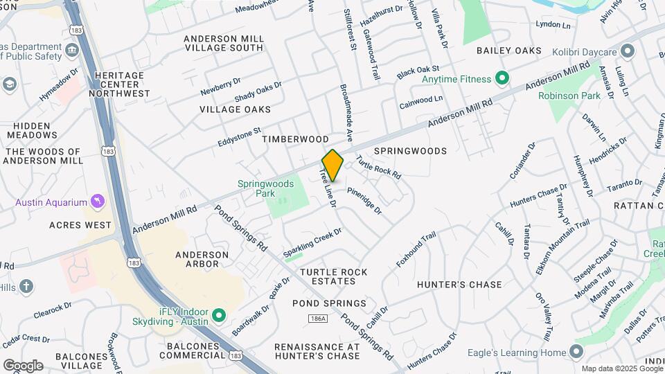 8906 Pineridge Dr Map and Location Details
