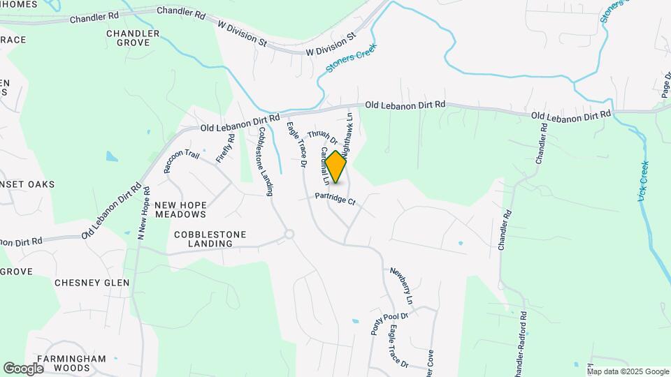 1523 Cardinal Ln Map and Location Details