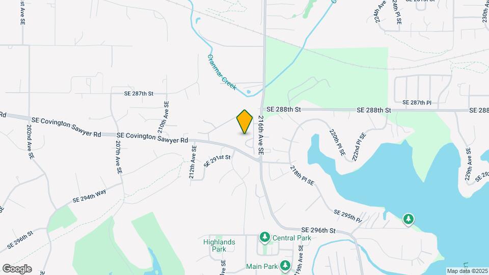21540 SE 290th Pl Mapa y Detalles de la Ubicación