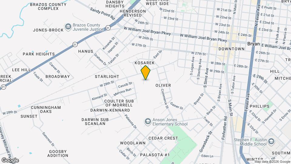 513 Kubin St Map and Location Details