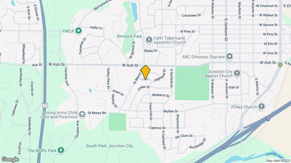 1013 Cottonwood St Map and Location Details