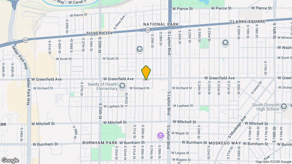 2925-2929 W Greenfield Ave Map and Location Details