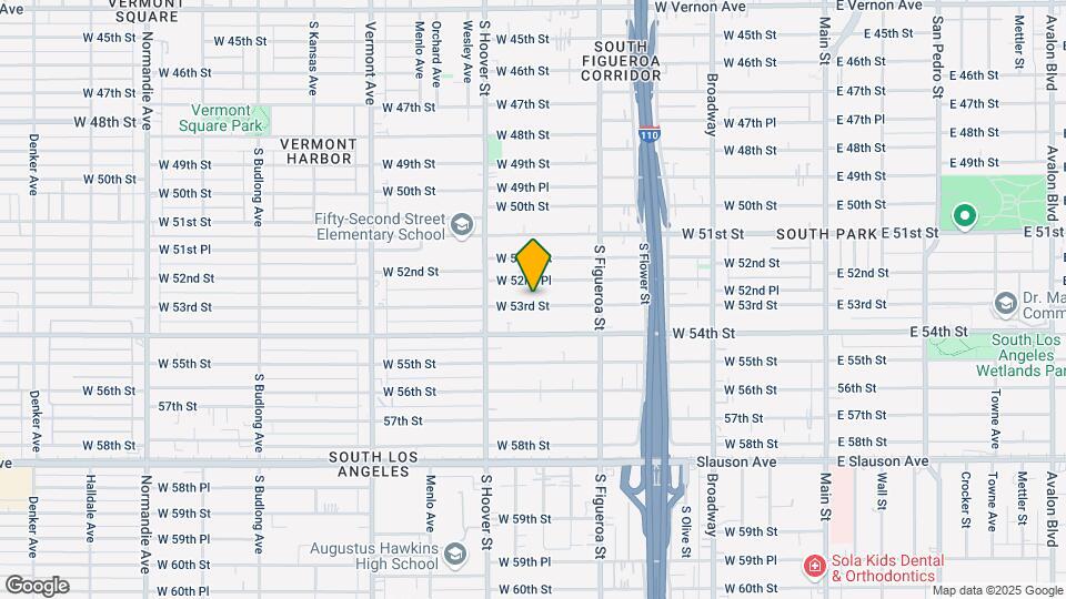633 W 53rd St Map and Location Details