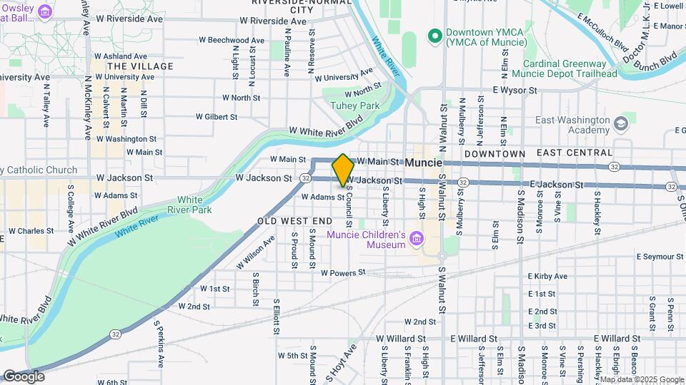 612 W Adams St Map and Location Details