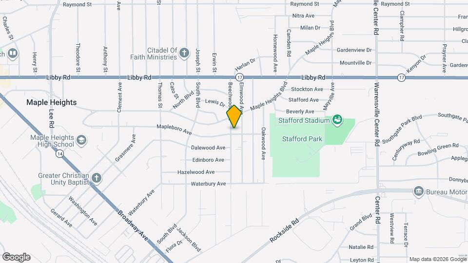 5435 Beechwood Ave Mapa y Detalles de la Ubicación