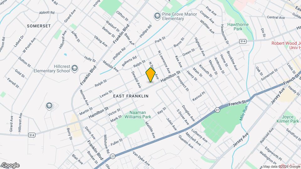 695 Hamilton St Mapa y Detalles de la Ubicación