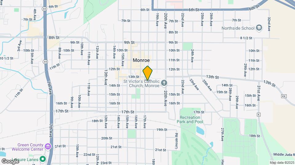 1314 17th Ave, Unit 2 Map and Location Details