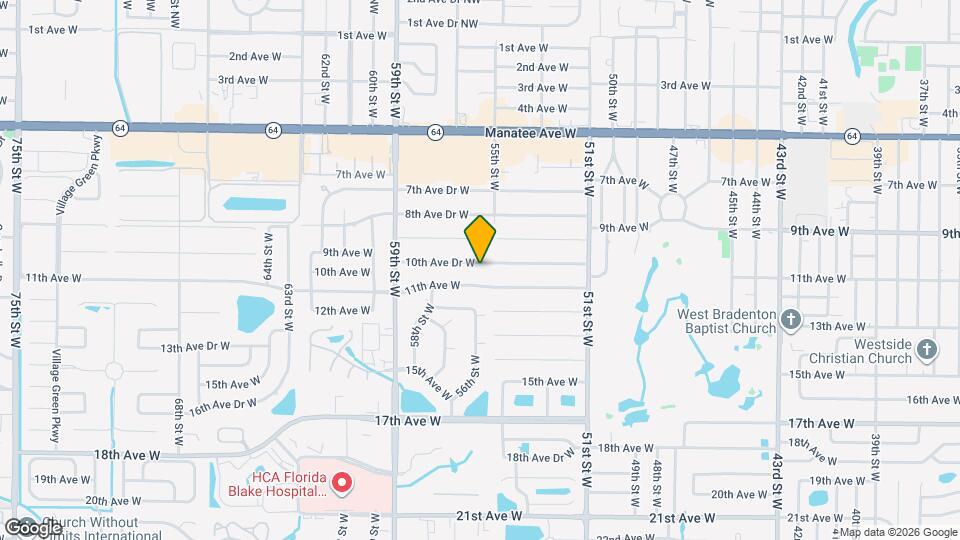 5511 10th Ave Dr W Mapa y Detalles de la Ubicación
