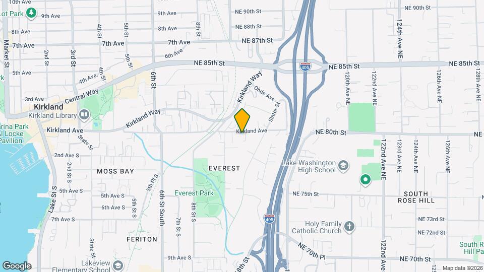 1111 Kirkland Ave Map and Location Details