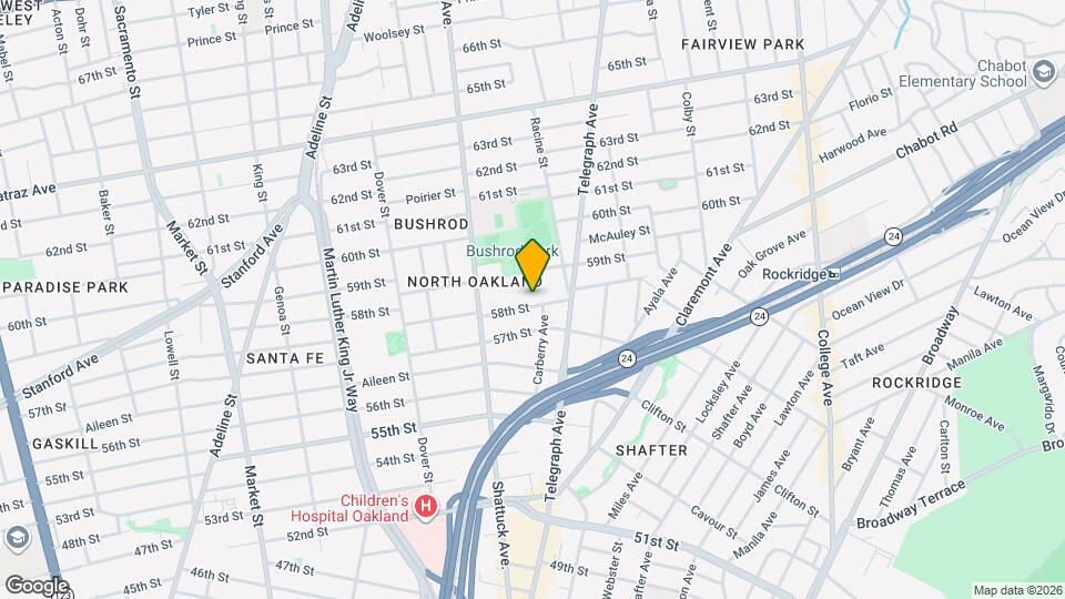 538 58th St Map and Location Details