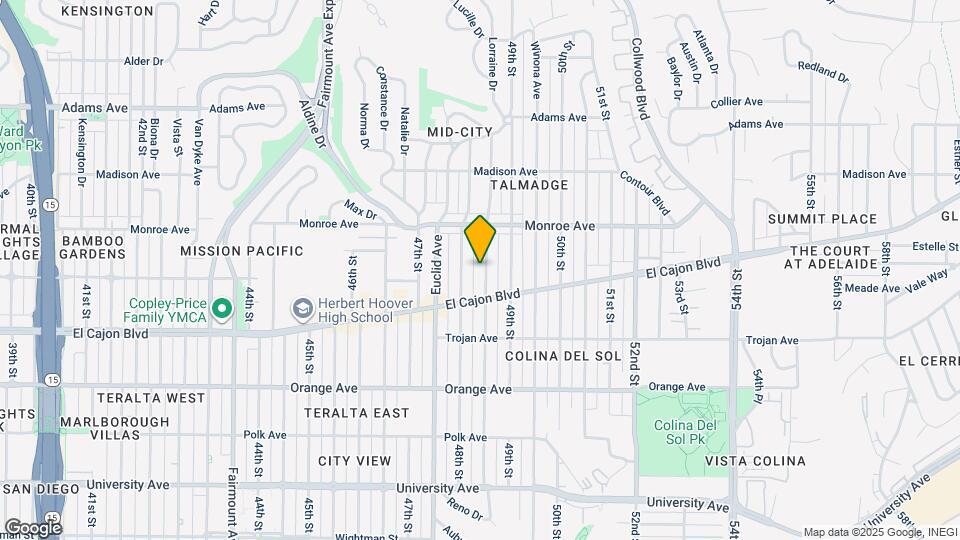 4444 Estrella Ave Map and Location Details