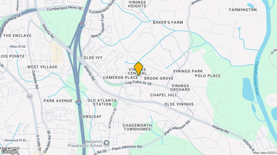 2714 Vinings Central Run SE Map and Location Details