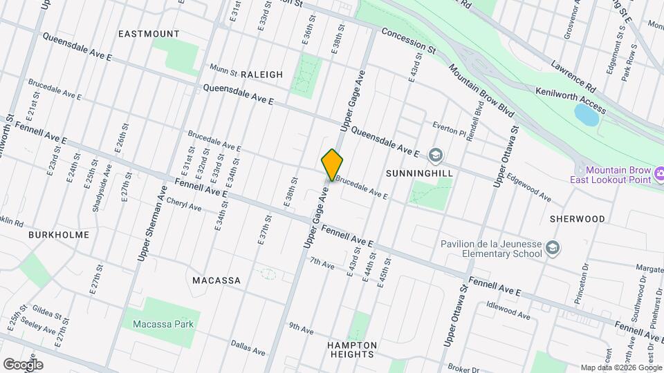 503 Upper Gage Ave Map and Location Details