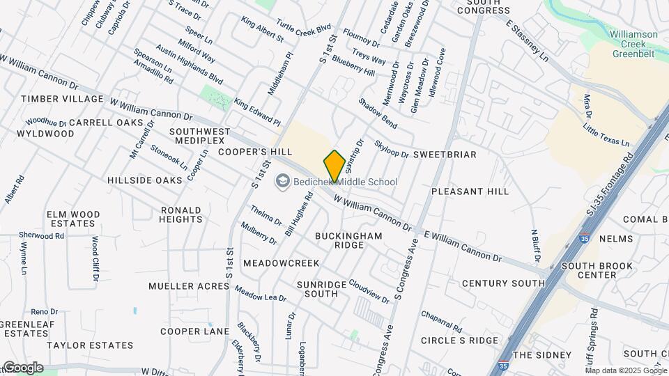 312 W William Cannon Dr Map and Location Details