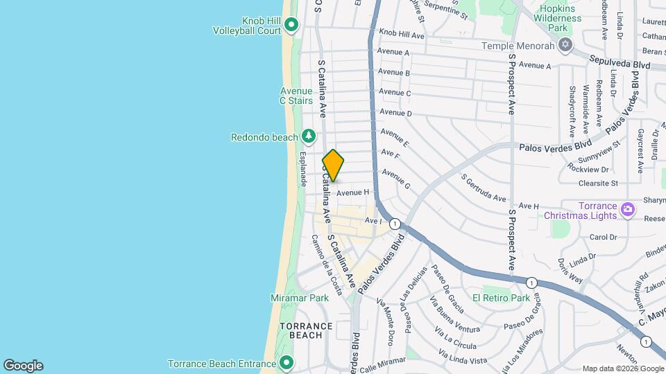 1506 S Catalina Ave Map and Location Details