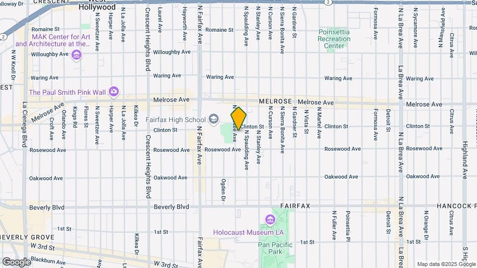 538 N Genesee Ave Mapa y Detalles de la Ubicación