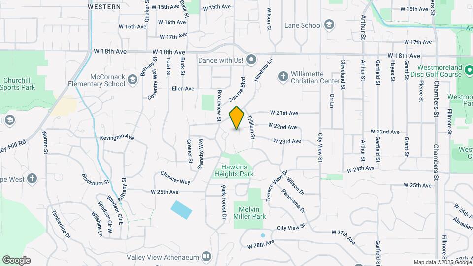 2133 Hawkins Ln Map and Location Details