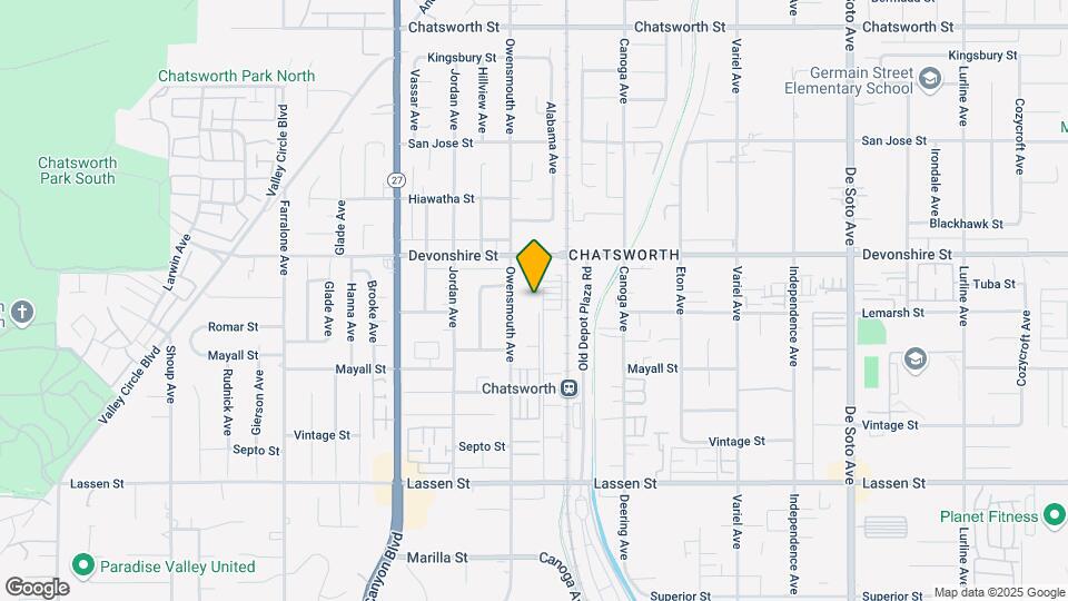 10201 Remmet Ave Map and Location Details