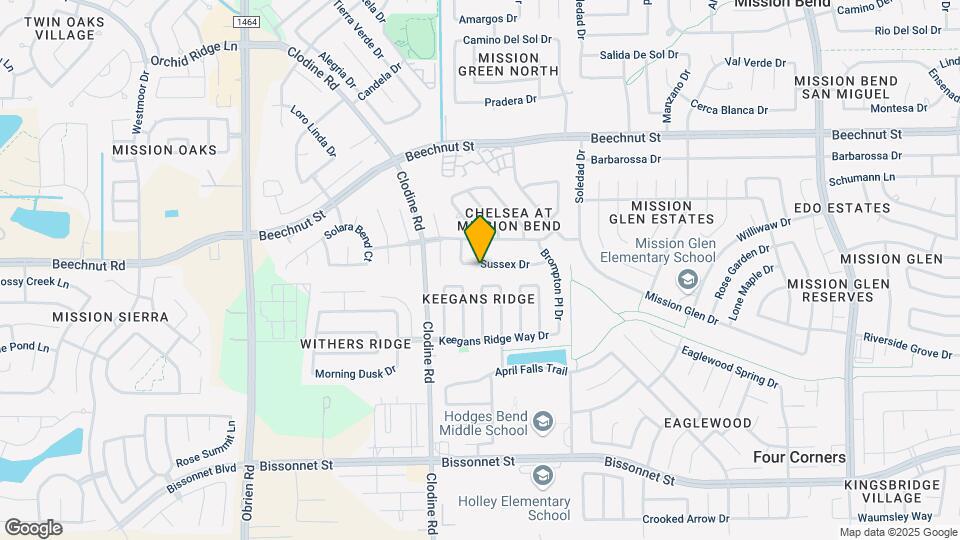 16731 Sussex Dr Map and Location Details