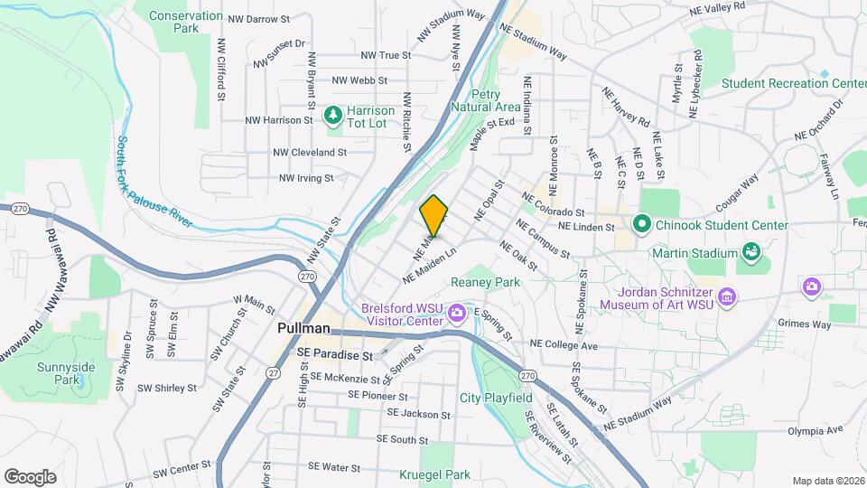 520 NE Maple St Map and Location Details