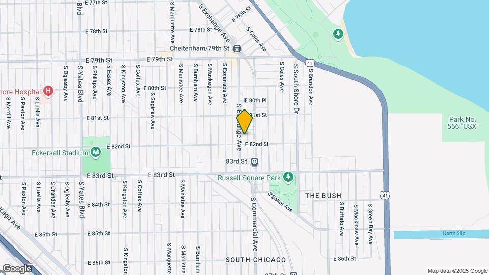 8149 S Exchange Ave Map and Location Details