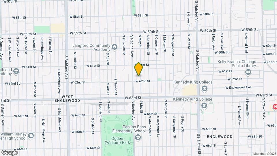 6148 S May St Mapa y Detalles de la Ubicación
