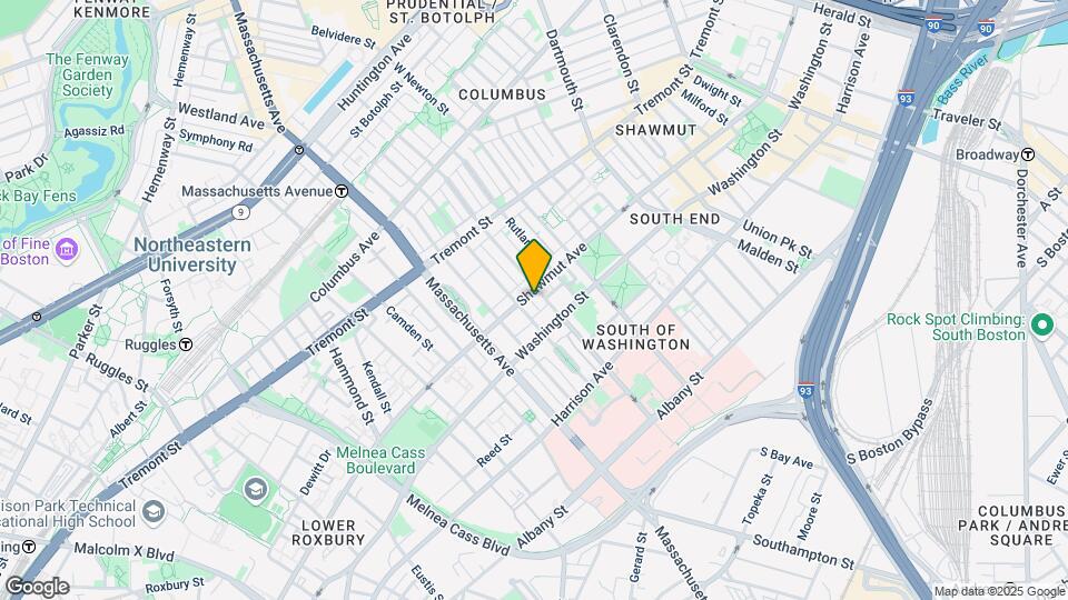 480 Shawmut Ave Map and Location Details