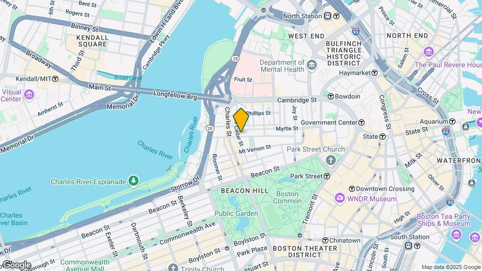 105 Pinckney St Mapa y Detalles de la Ubicación