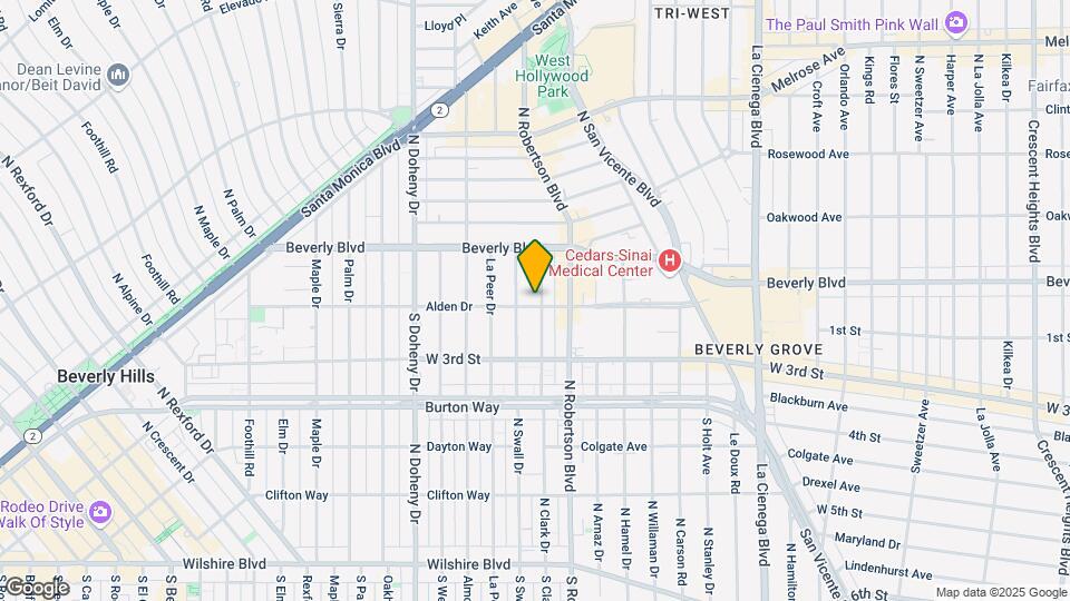 109 N Clark Dr Map and Location Details