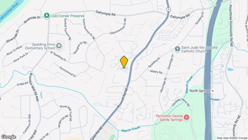 7312 Cardigan Cir NE Map and Location Details