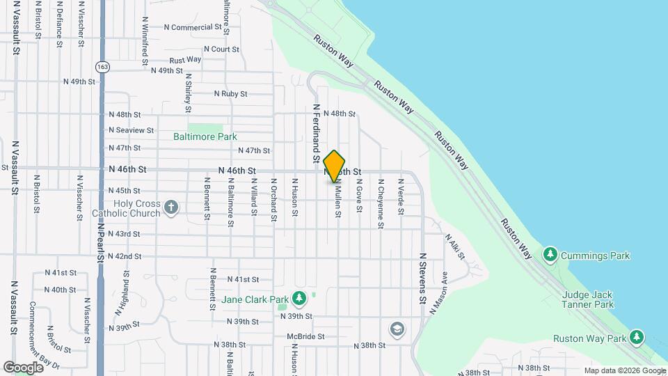 4516 N Mullen St Map and Location Details