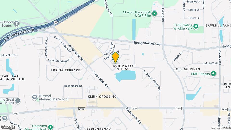 6110 Wilcox Point Dr Map and Location Details