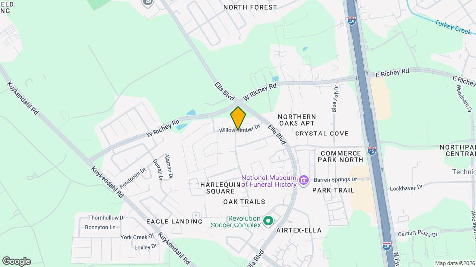 15134 Darbydale Dr Map and Location Details
