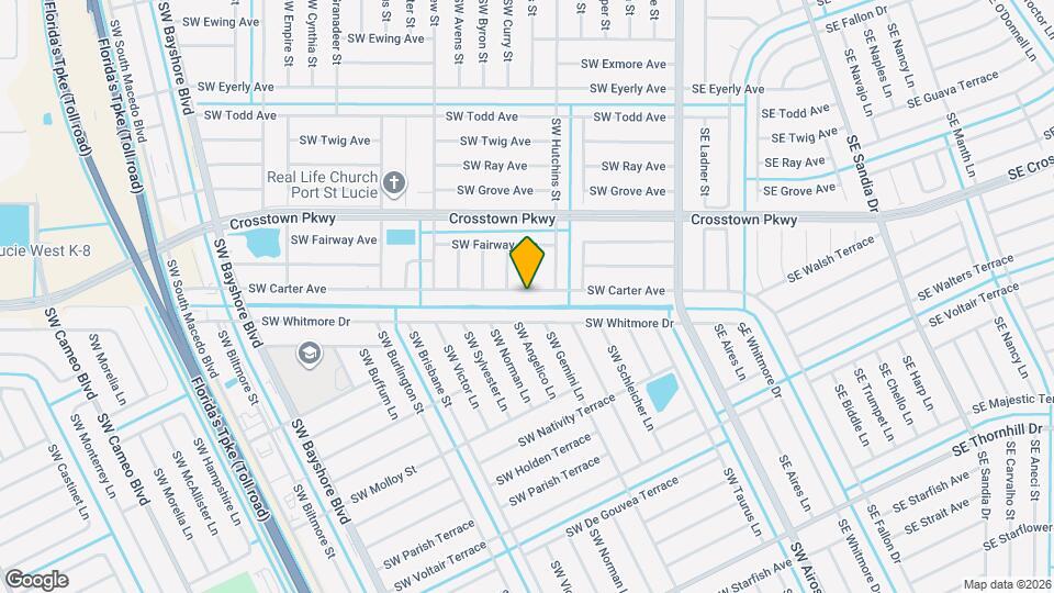 272 SW Carter Ave Map and Location Details