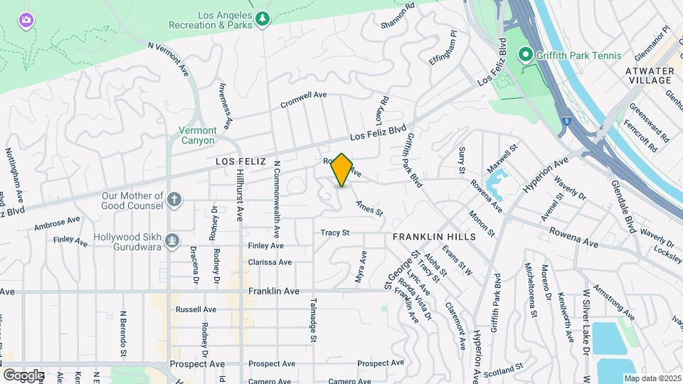 2244 Talmadge St Map and Location Details