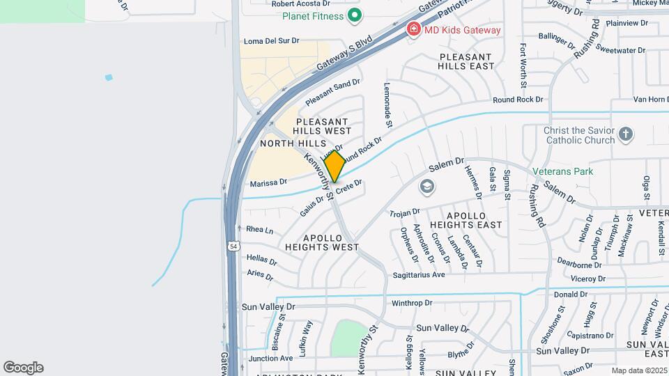 10560 Crete Dr Map and Location Details