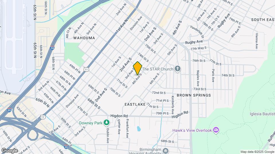 7206 4th Ave S Mapa y Detalles de la Ubicación