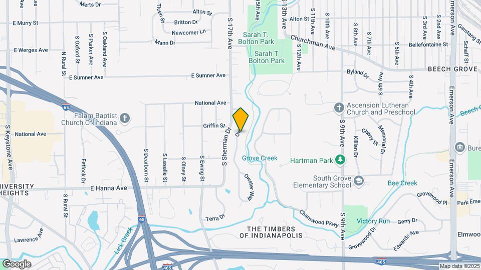 3743 Owster Ln Map and Location Details