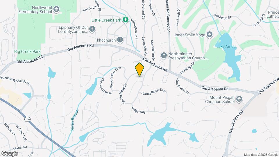 115 Spring Ridge Ct Map and Location Details