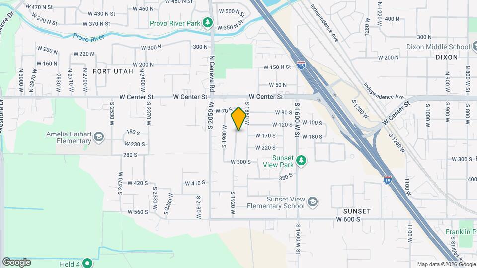163 S 1920 W Map and Location Details