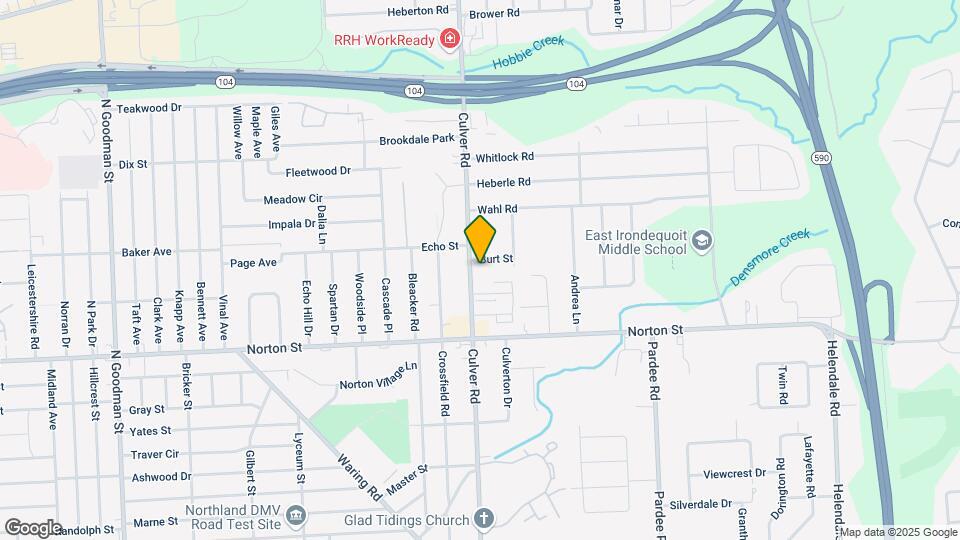 2384 Culver Rd Map and Location Details